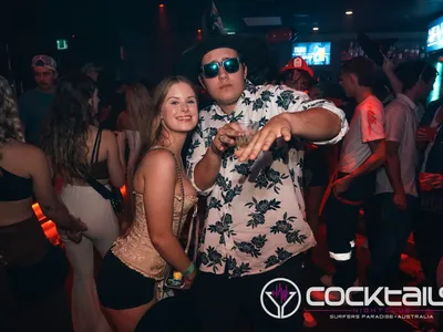 A professional photo of guests enjoying themselves at Cocktails Nightclub from our gallery.