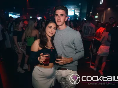 A professional photo of guests enjoying themselves at Cocktails Nightclub from our gallery.