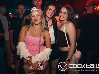 A professional photo of guests enjoying themselves at Cocktails Nightclub from our gallery.