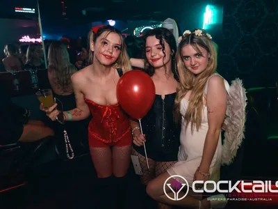 A professional photo of guests enjoying themselves at Cocktails Nightclub from our gallery.