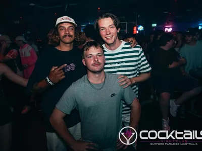 A professional photo of guests enjoying themselves at Cocktails Nightclub from our gallery.