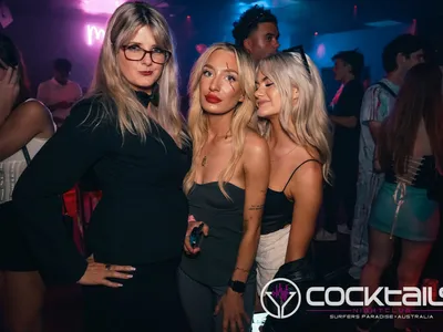 A professional photo of guests enjoying themselves at Cocktails Nightclub from our gallery.