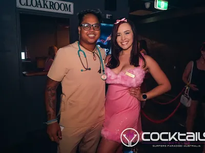 A professional photo of guests enjoying themselves at Cocktails Nightclub from our gallery.