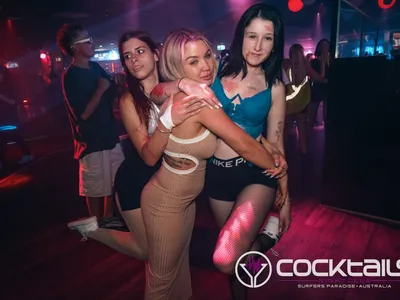 A professional photo of guests enjoying themselves at Cocktails Nightclub from our gallery.