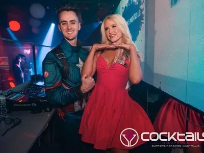 A professional photo of guests enjoying themselves at Cocktails Nightclub from our gallery.