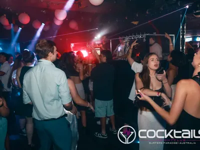 A professional photo of guests enjoying themselves at Cocktails Nightclub from our gallery.