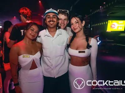 A professional photo of guests enjoying themselves at Cocktails Nightclub from our gallery.