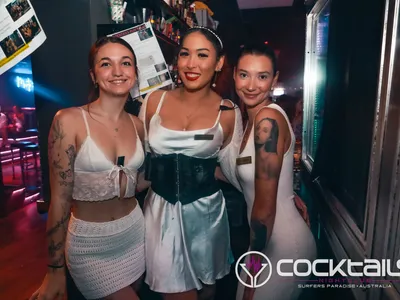 A professional photo of guests enjoying themselves at Cocktails Nightclub from our gallery.