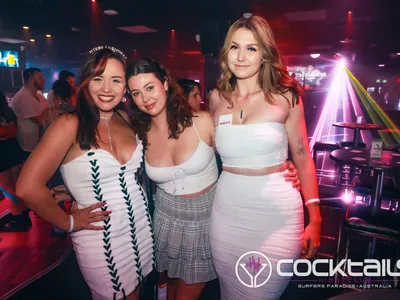 A professional photo of guests enjoying themselves at Cocktails Nightclub from our gallery.