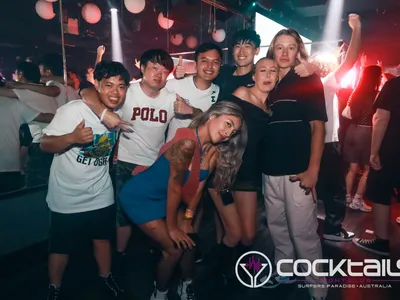 A professional photo of guests enjoying themselves at Cocktails Nightclub from our gallery.