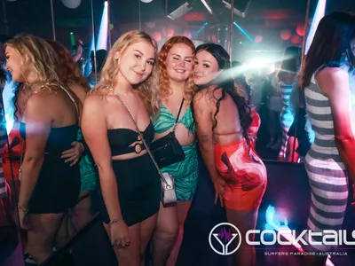 A professional photo of guests enjoying themselves at Cocktails Nightclub from our gallery.