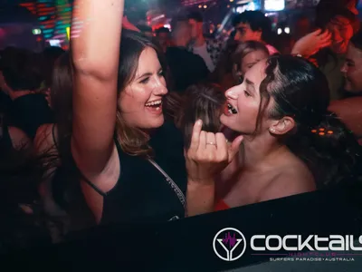 A professional photo of guests enjoying themselves at Cocktails Nightclub from our gallery.