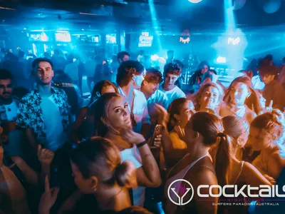 A professional photo of guests enjoying themselves at Cocktails Nightclub from our gallery.