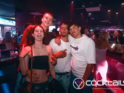 A professional photo of guests enjoying themselves at Cocktails Nightclub from our gallery.