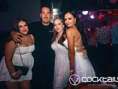 A professional photo of guests enjoying themselves at Cocktails Nightclub from our gallery.