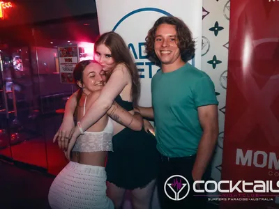 A professional photo of guests enjoying themselves at Cocktails Nightclub from our gallery.