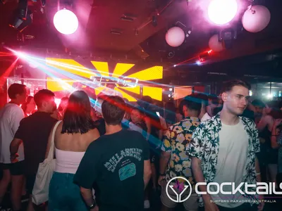 A professional photo of guests enjoying themselves at Cocktails Nightclub from our gallery.