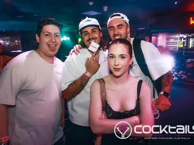 A professional photo of guests enjoying themselves at Cocktails Nightclub from our gallery.