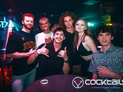 A professional photo of guests enjoying themselves at Cocktails Nightclub from our gallery.