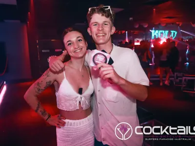 A professional photo of guests enjoying themselves at Cocktails Nightclub from our gallery.