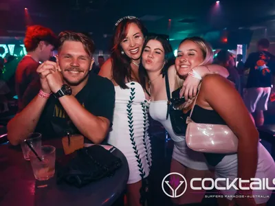 A professional photo of guests enjoying themselves at Cocktails Nightclub from our gallery.