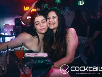 A professional photo of guests enjoying themselves at Cocktails Nightclub from our gallery.