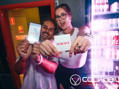 A professional photo of guests enjoying themselves at Cocktails Nightclub from our gallery.