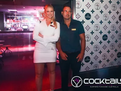 A professional photo of guests enjoying themselves at Cocktails Nightclub from our gallery.