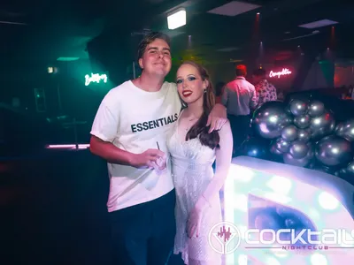 A professional photo of guests enjoying themselves at Cocktails Nightclub from our gallery.