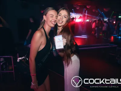 A professional photo of guests enjoying themselves at Cocktails Nightclub from our gallery.