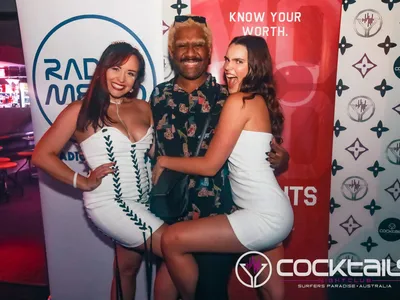 A professional photo of guests enjoying themselves at Cocktails Nightclub from our gallery.