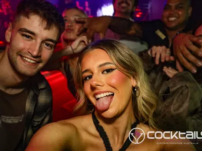 A professional photo of guests enjoying themselves at Cocktails Nightclub from our gallery.