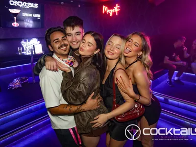 A professional photo of guests enjoying themselves at Cocktails Nightclub from our gallery.