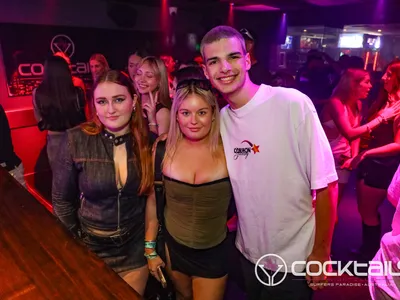 A professional photo of guests enjoying themselves at Cocktails Nightclub from our gallery.