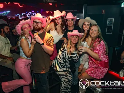 A professional photo of guests enjoying themselves at Cocktails Nightclub from our gallery.