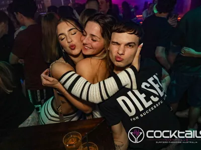 A professional photo of guests enjoying themselves at Cocktails Nightclub from our gallery.