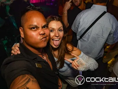 A professional photo of guests enjoying themselves at Cocktails Nightclub from our gallery.