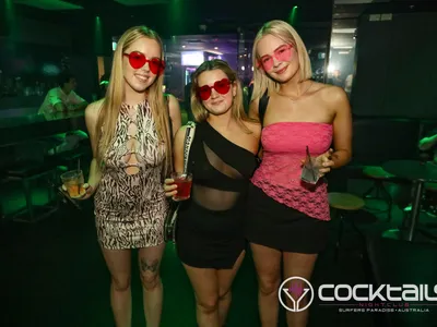 A professional photo of guests enjoying themselves at Cocktails Nightclub from our gallery.