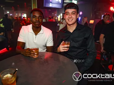 A professional photo of guests enjoying themselves at Cocktails Nightclub from our gallery.