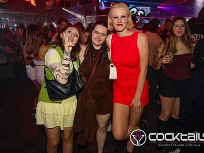 A professional photo of guests enjoying themselves at Cocktails Nightclub from our gallery.