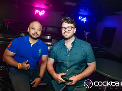 A professional photo of guests enjoying themselves at Cocktails Nightclub from our gallery.