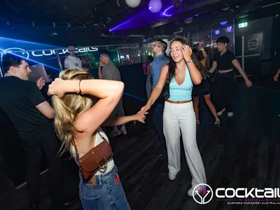 A professional photo of guests enjoying themselves at Cocktails Nightclub from our gallery.