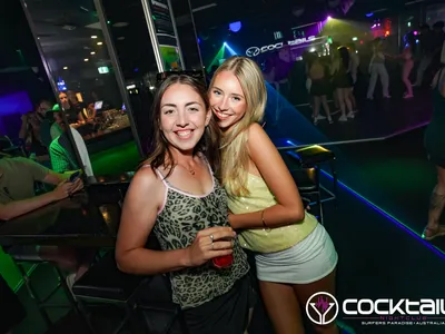 A professional photo of guests enjoying themselves at Cocktails Nightclub from our gallery.