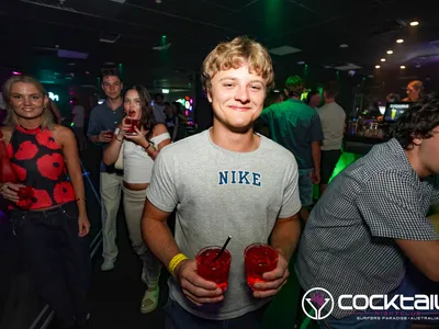 A professional photo of guests enjoying themselves at Cocktails Nightclub from our gallery.