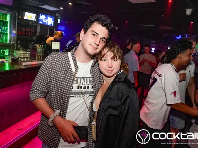 A professional photo of guests enjoying themselves at Cocktails Nightclub from our gallery.