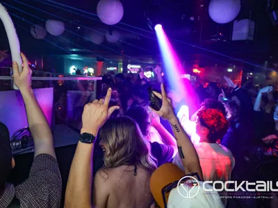 A professional photo of guests enjoying themselves at Cocktails Nightclub from our gallery.