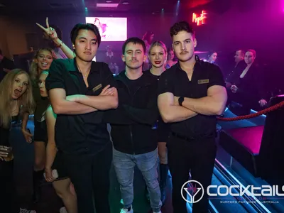 A professional photo of guests enjoying themselves at Cocktails Nightclub from our gallery.