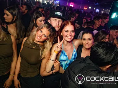 A professional photo of guests enjoying themselves at Cocktails Nightclub from our gallery.