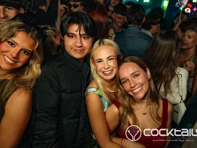 A professional photo of guests enjoying themselves at Cocktails Nightclub from our gallery.