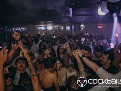 A professional photo of guests enjoying themselves at Cocktails Nightclub from our gallery.